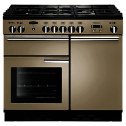 Rangemaster Professional + 100 Dual Fuel Range Cooker Cream